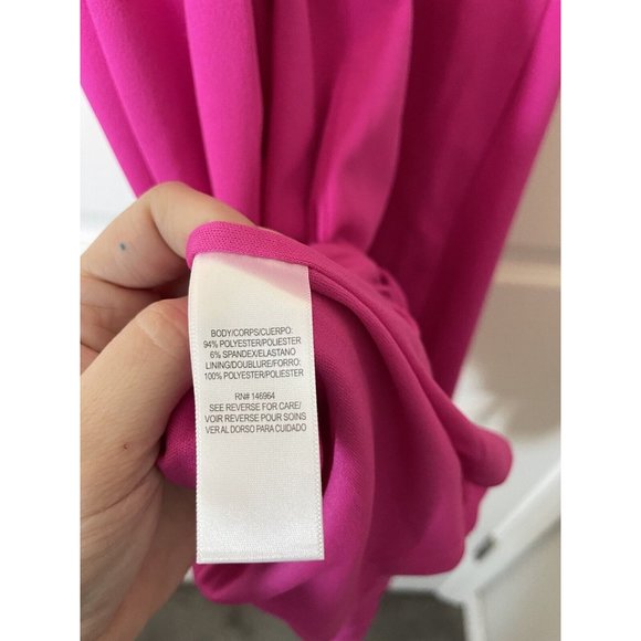 NWT Julia Jordan Twist Halter Neck Sleeveless Stretch Crepe Sheath Dress - 14 - Picture 9 of 9